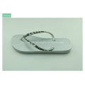 Sandálias de Tanga de Casamento das Mulheres Flip Flop Branco Sz 6 Nwt